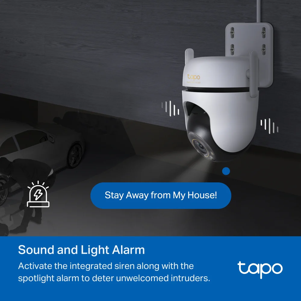 Tapo C530WS 3K Outdoor Pan/Tilt/Zoom Security Camera - Image 11