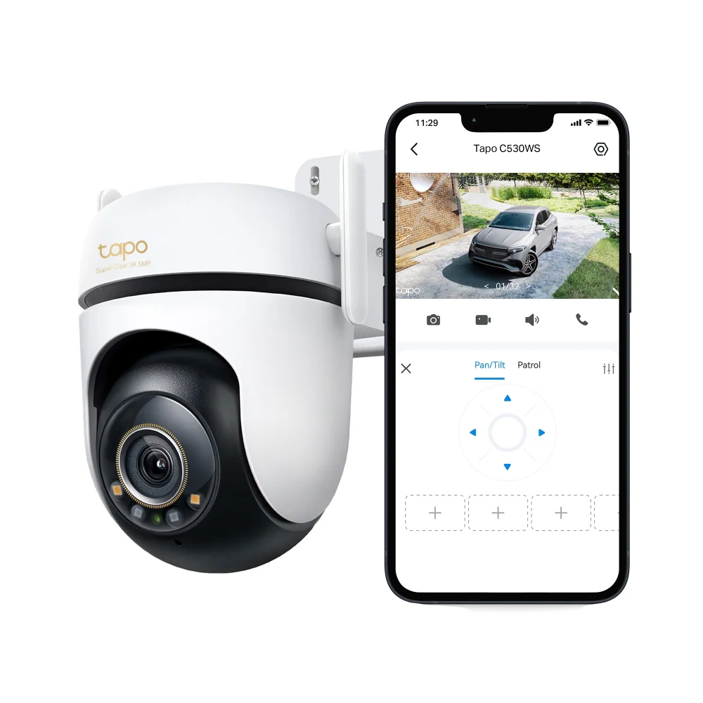 Tapo C530WS 3K Outdoor Pan/Tilt/Zoom Security Camera - Image 3