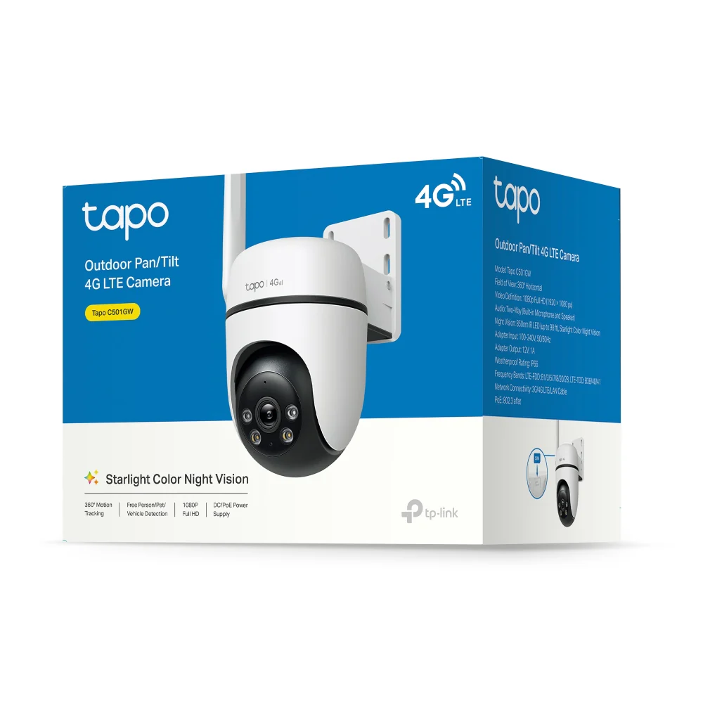 Tapo C501GW 4G LTE/PoE Outdoor Pan/Tilt/Zoom Security Camera - Image 14