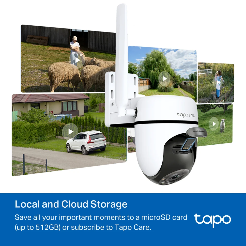 Tapo C501GW 4G LTE/PoE Outdoor Pan/Tilt/Zoom Security Camera - Image 4