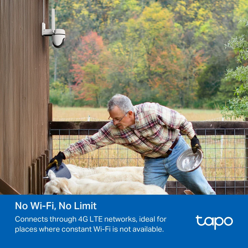 Tapo C501GW 4G LTE/PoE Outdoor Pan/Tilt/Zoom Security Camera - Image 6