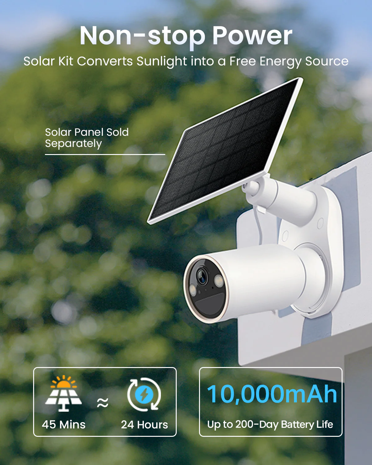 Tapo C460 KIT Solar-Powered 4K Security Camera + Magnetic Base - Image 3