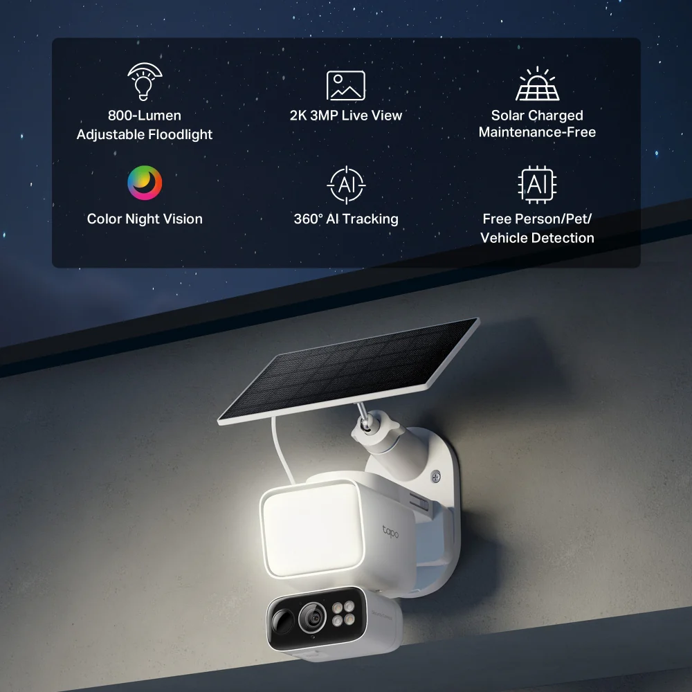 Advanced Home Security Kit - Doorbell & Floodlight Camera Bundle - Image 4