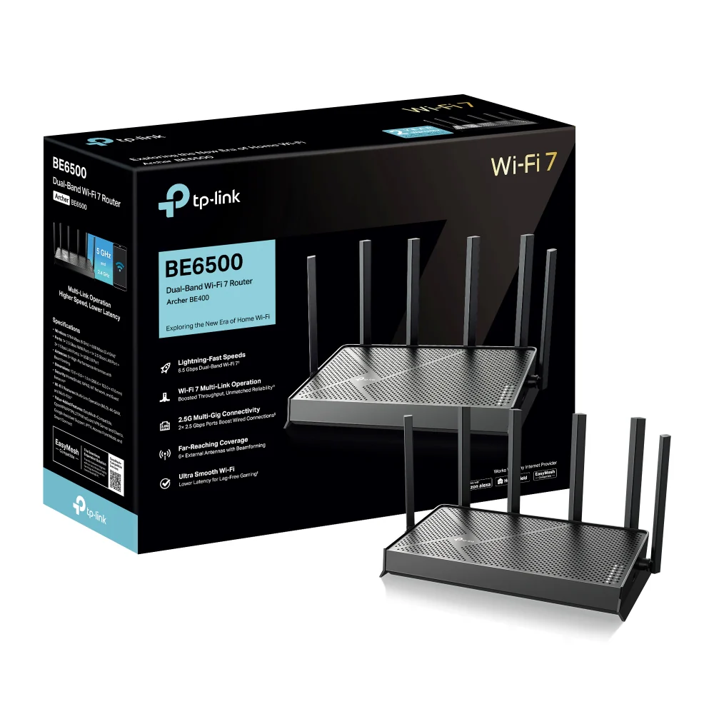 Archer BE400 BE6500 Dual-Band Wi-Fi 7 Router - Image 11