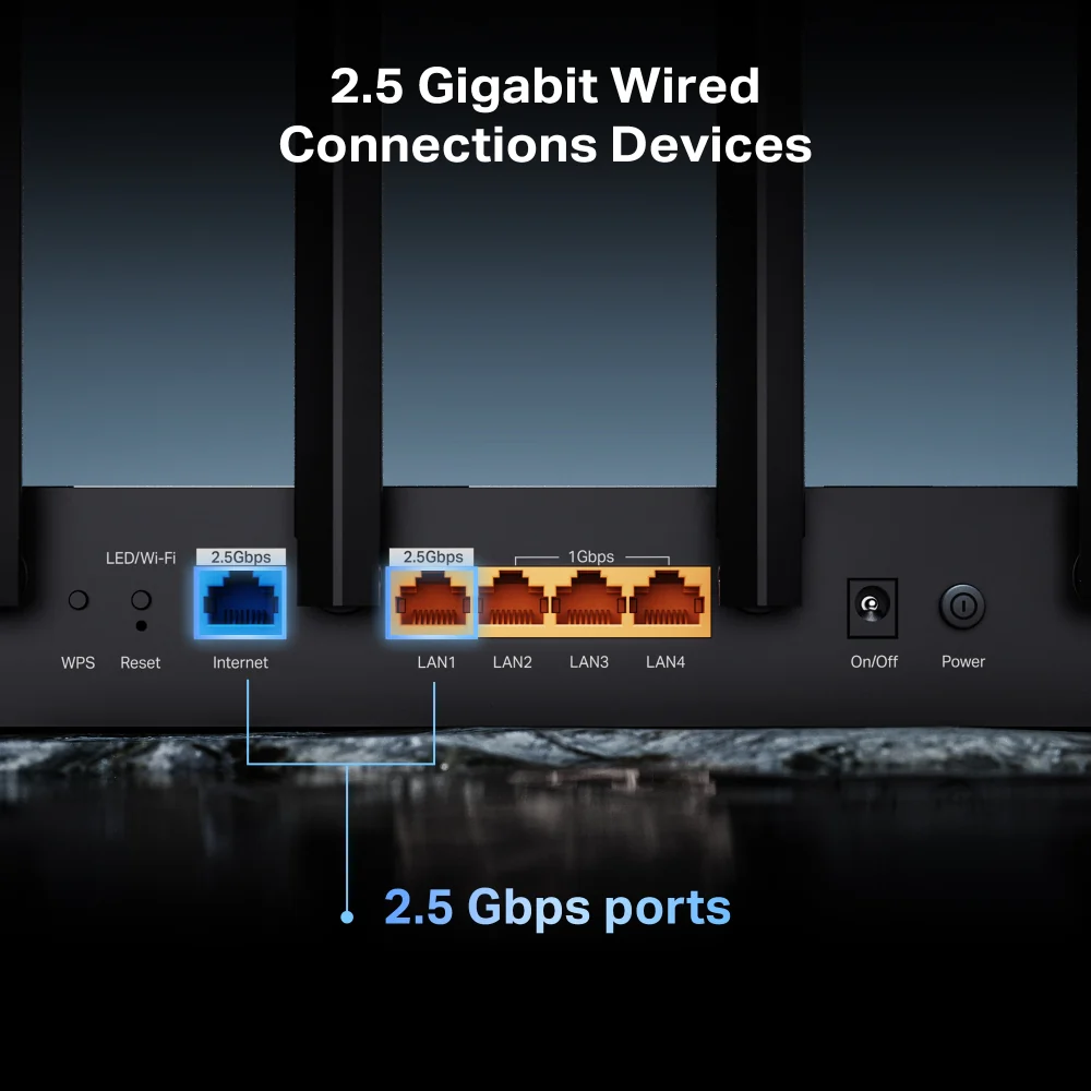 Archer BE400 BE6500 Dual-Band Wi-Fi 7 Router - Image 6