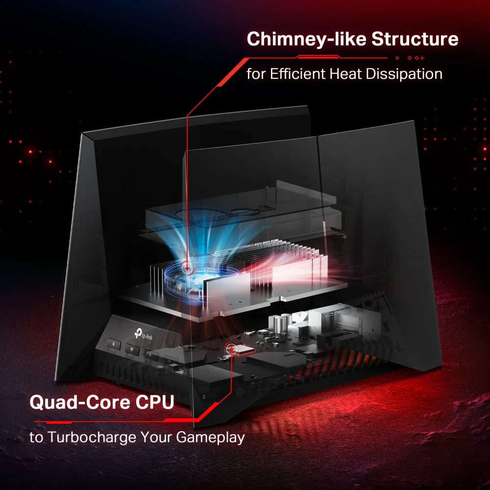 Archer GE800 BE19000 Tri-Band Wi-Fi 7 Gaming Router - Image 8