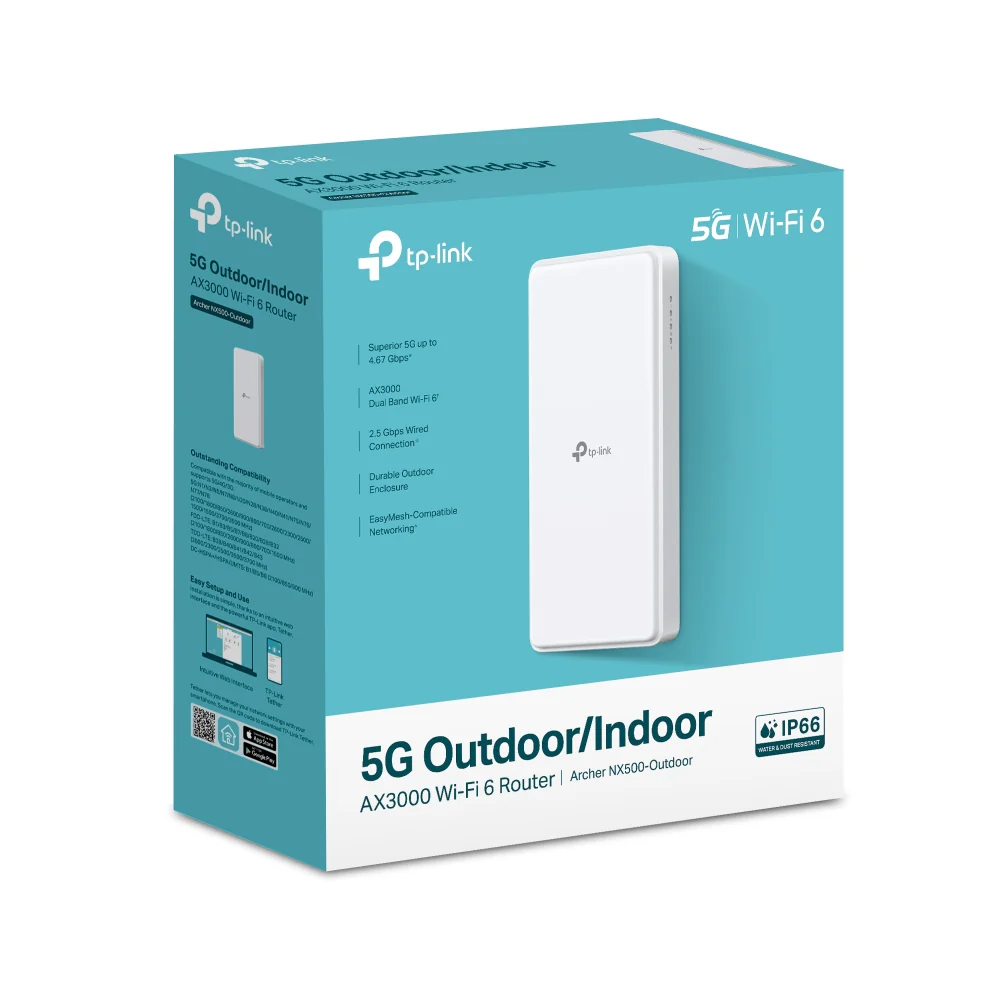Archer NX500-Outdoor, 5G AX3000 Wi-Fi 6 Outdoor Router - Image 11