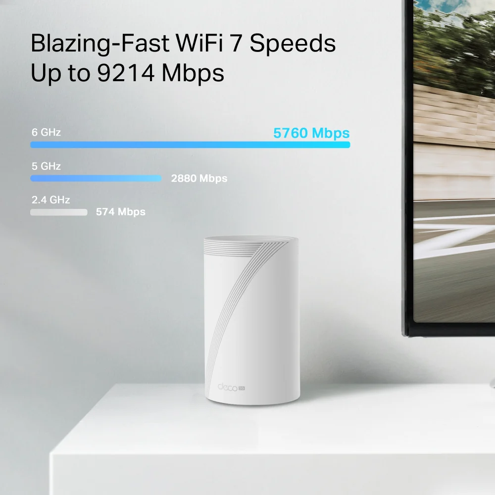 Deco BE65-5G, 5G BE9300 Tri-Band Whole Home Mesh Wi-Fi 7 System - Image 3