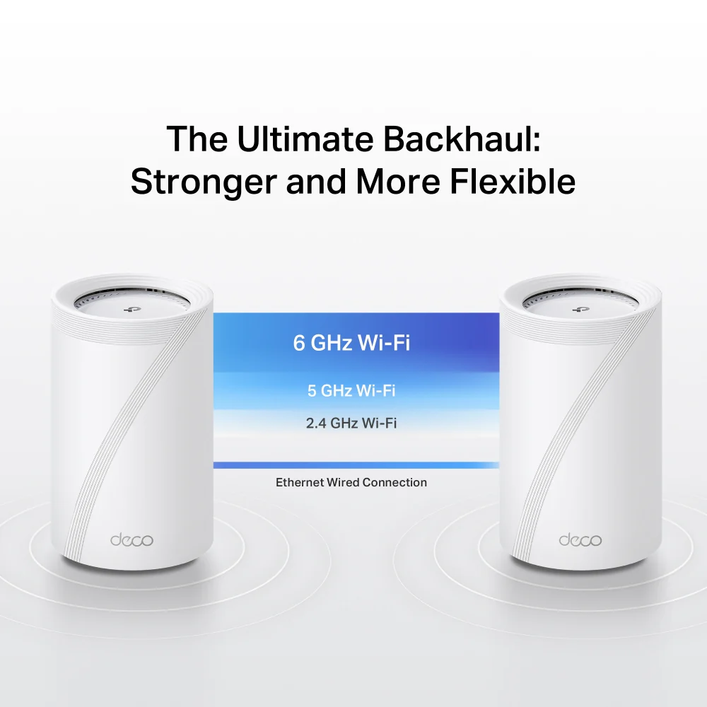 Deco BE68, BE14000 Tri-Band Whole Home Mesh Wi-Fi 7 System, 3 packs - Image 8