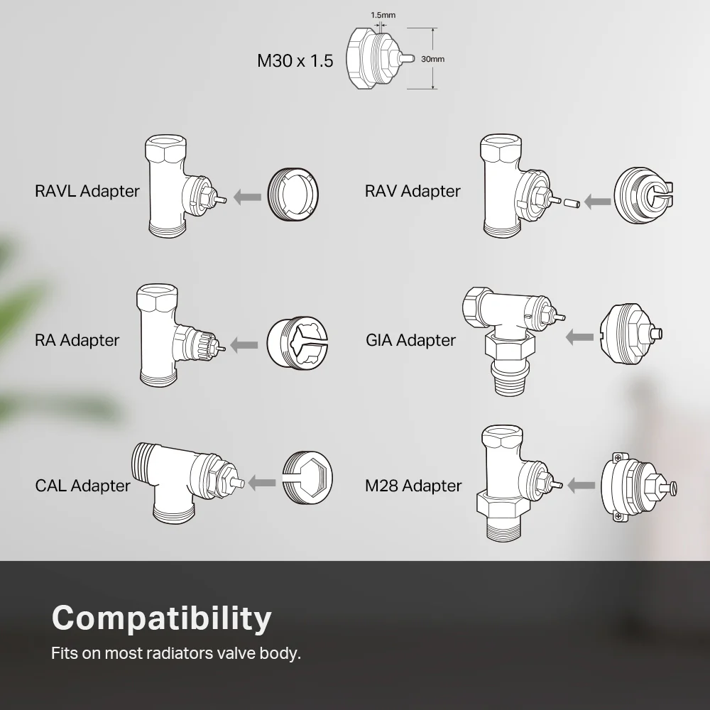 Kasa Smart Thermostatic Radiator Valve Add-on, Supports Kasa App, KE100 Six Pack - Image 10