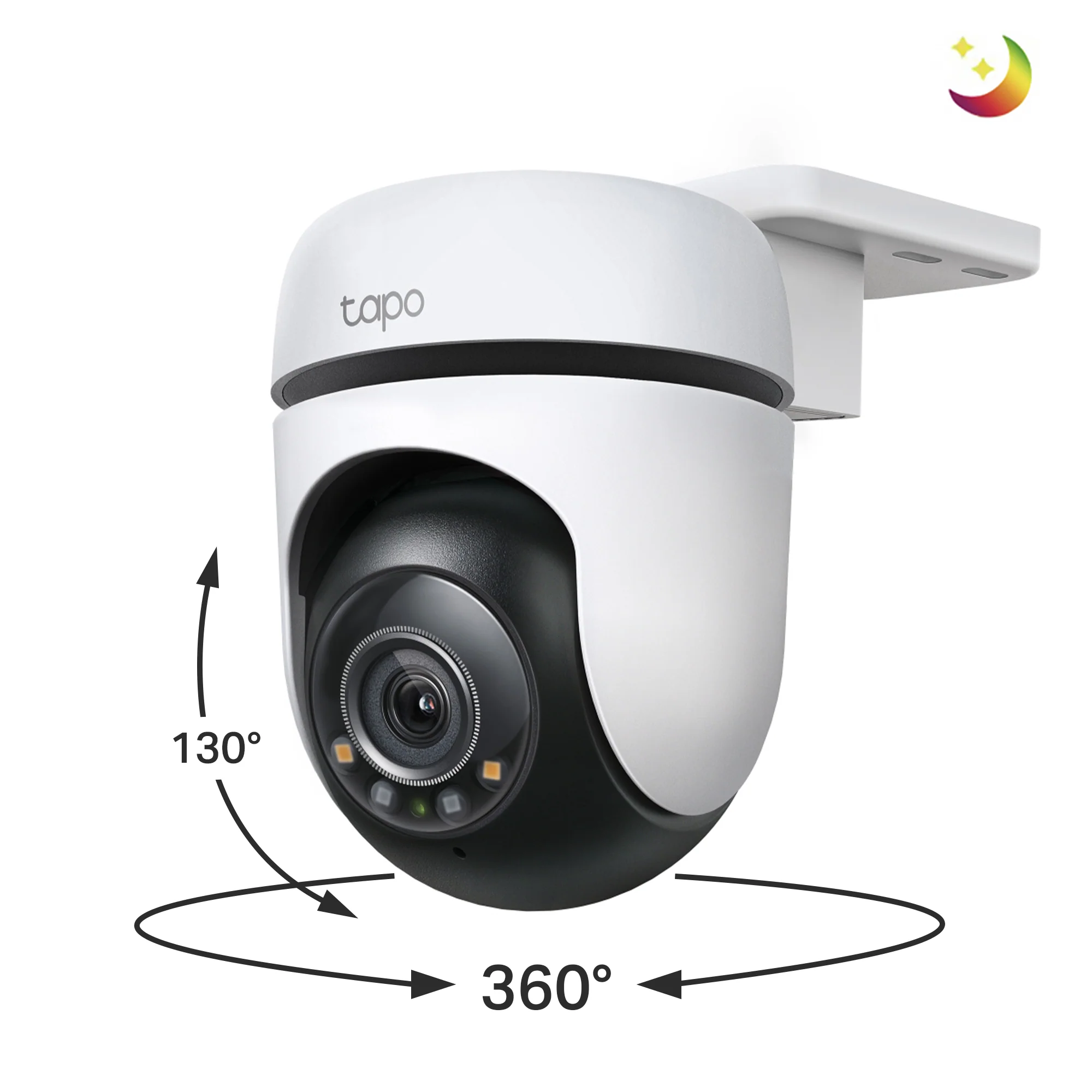 Tapo TC41 2K Outdoor Pan/Tilt/Zoom Security Camera with Full-Colour Night Vision