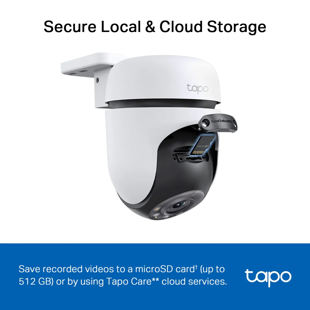 Tapo TC41 2K Outdoor Pan/Tilt/Zoom Security Camera with Full-Colour Night Vision - Image 10