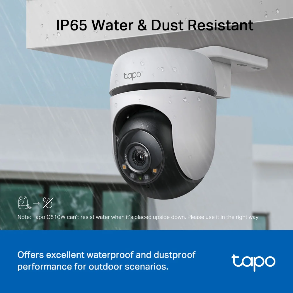 Tapo TC41 2K Outdoor Pan/Tilt/Zoom Security Camera with Full-Colour Night Vision - Image 9