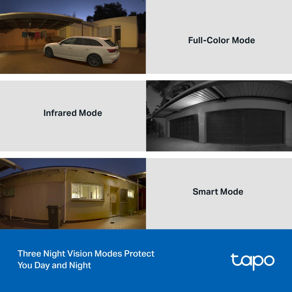 Tapo TC41 2K Outdoor Pan/Tilt/Zoom Security Camera with Full-Colour Night Vision - Image 4