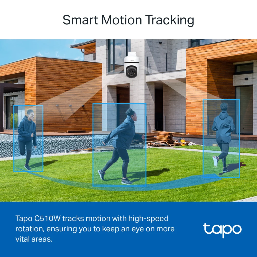 Tapo TC41 2K Outdoor Pan/Tilt/Zoom Security Camera with Full-Colour Night Vision - Image 7