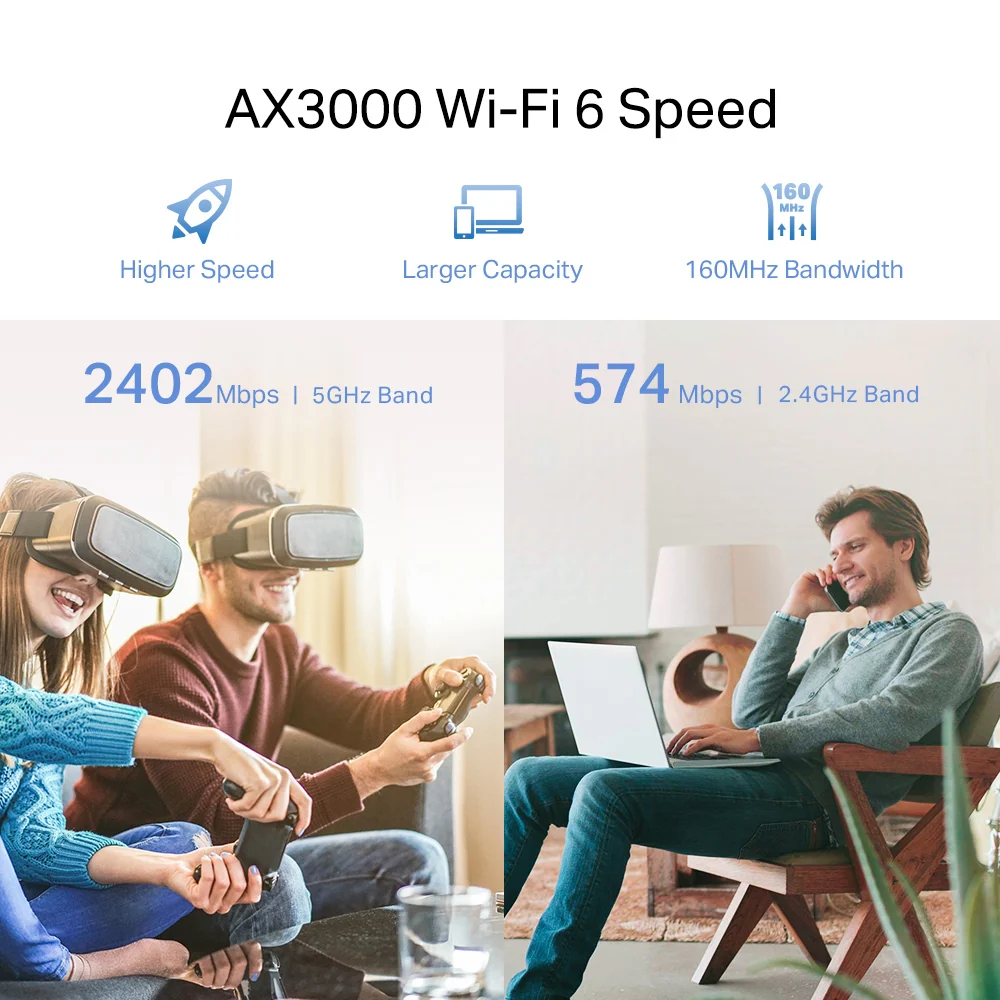 RE715X, AX3000 Mesh WiFi 6 Extender - Image 2
