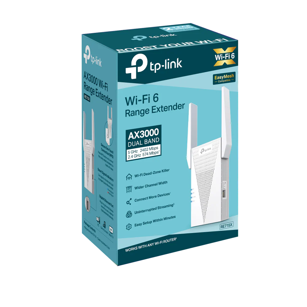RE715X, AX3000 Mesh WiFi 6 Extender - Image 6