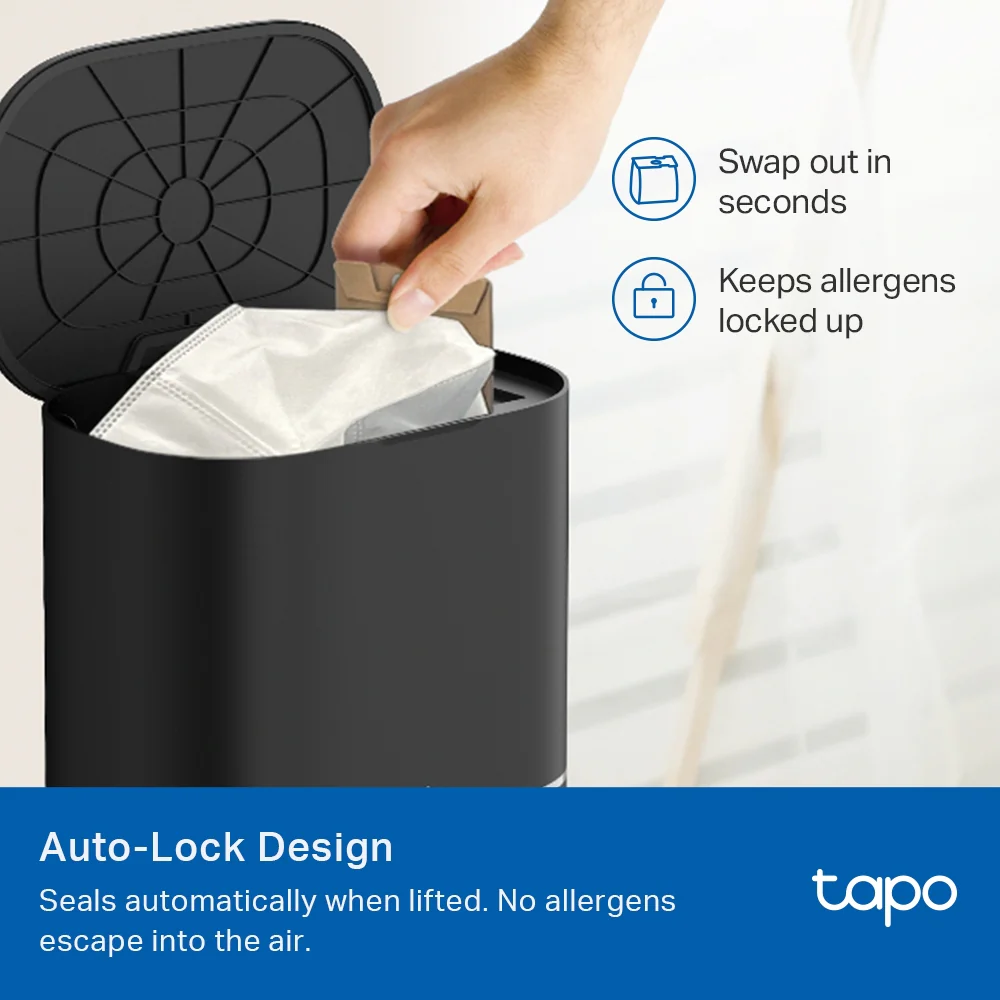 Robot Vacuum Disposable Dust Bags(5 Pcs), Tapo RVA202 - Image 4