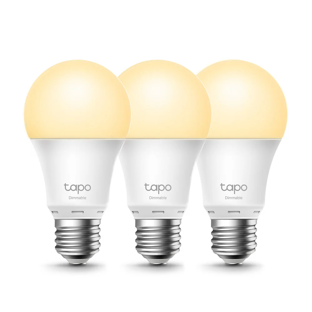 Smart Bulb E27 Dimmable Soft Warm White, Tapo L510E (3-pack)