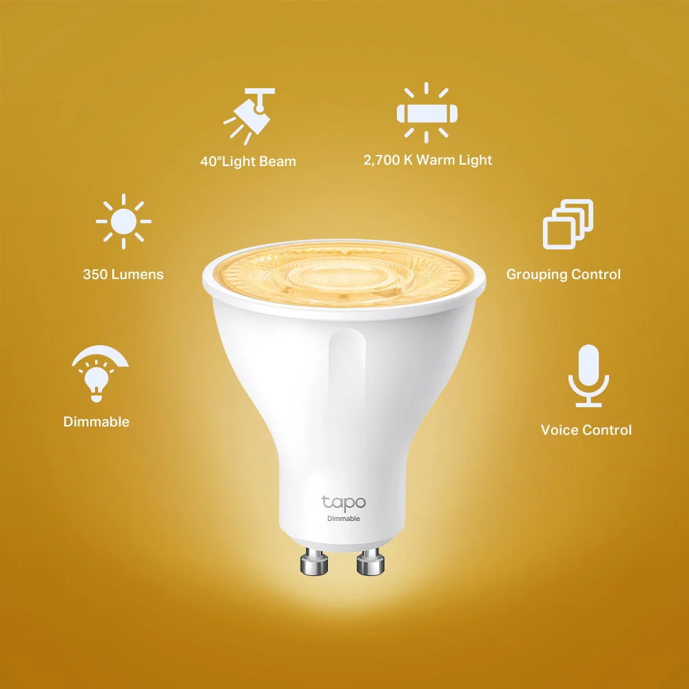 Smart Gu10 Spotlight Dimmable Bulb, Tapo L610 8-pack - Image 4