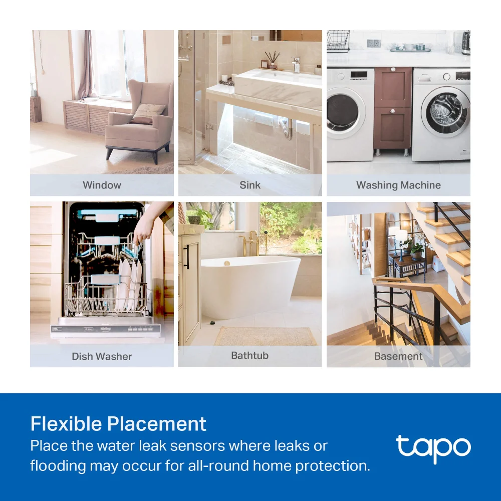Smart Water Leak Sensor, Tapo T300 - Image 5