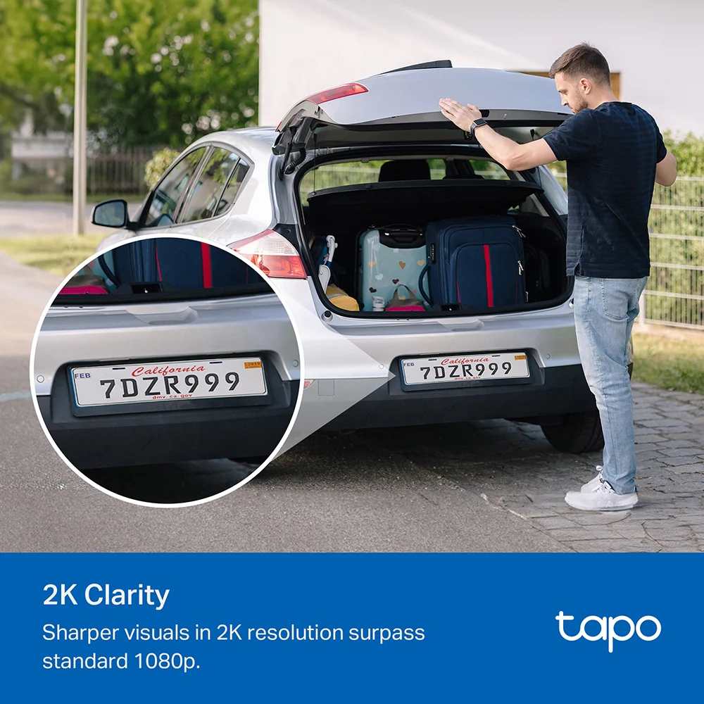 Tapo TC82 Indoor/Outdoor 2K Wireless Battery Security Camera - Image 3
