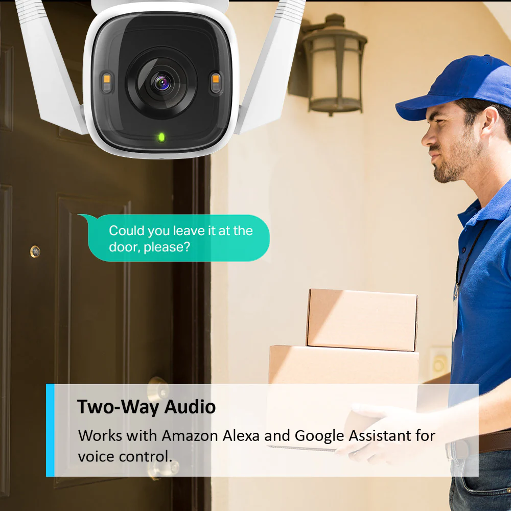 Tapo C320WS 2K Outdoor Security Camera with Full-Colour Night Vision - Image 3