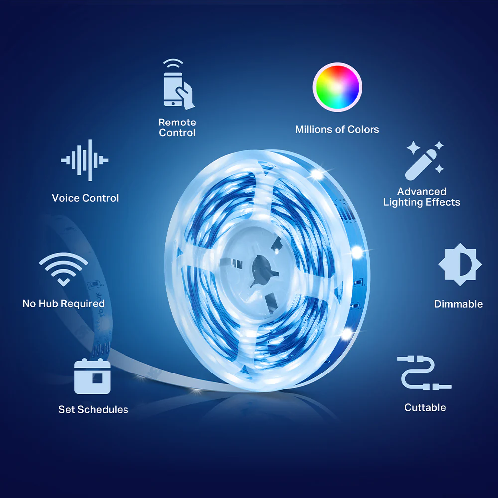 Smart LED Light Strip 5 Meters, RGB Multicolour, Tapo L900-5 - Image 5