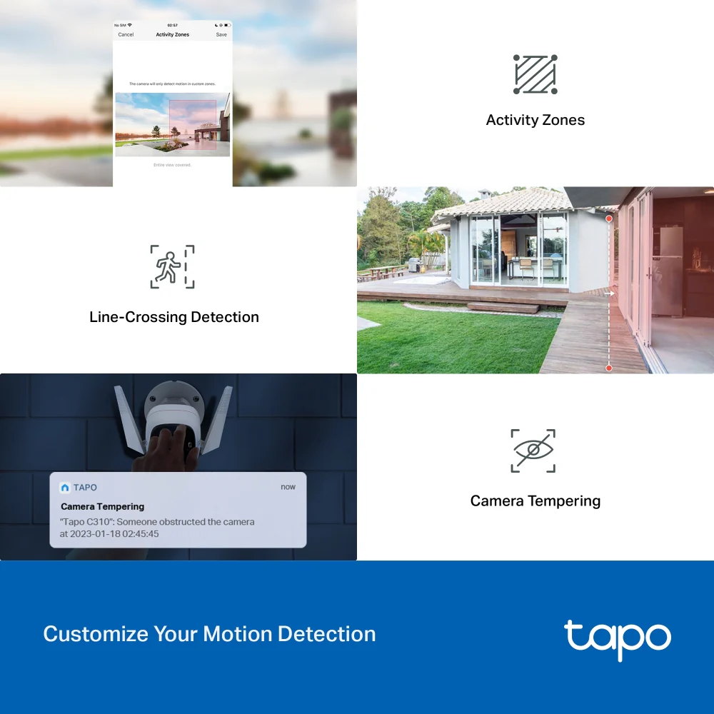 Tapo C310P2 Wired/Wireless 2K Outdoor Security Camera - Image 5
