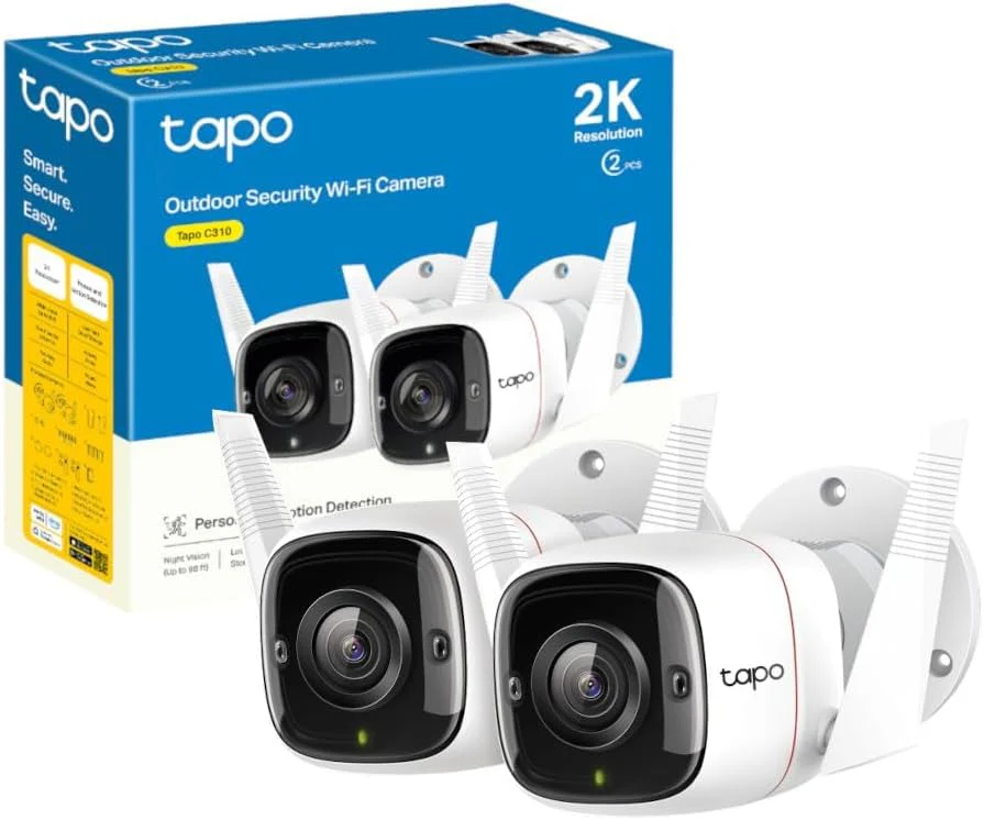Tapo C310P2 Wired/Wireless 2K Outdoor Security Camera - Image 8
