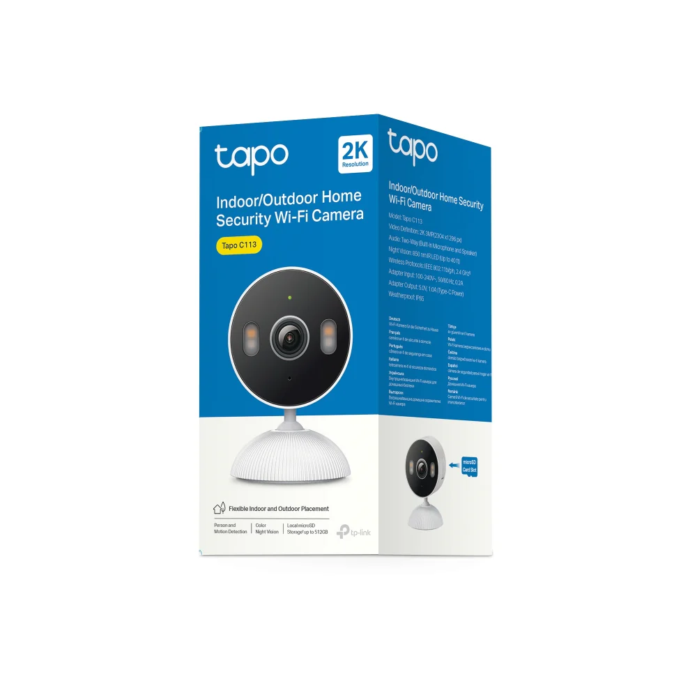 Tapo C113 Indoor/Outdoor 2K Wi-Fi Security Camera - Image 8