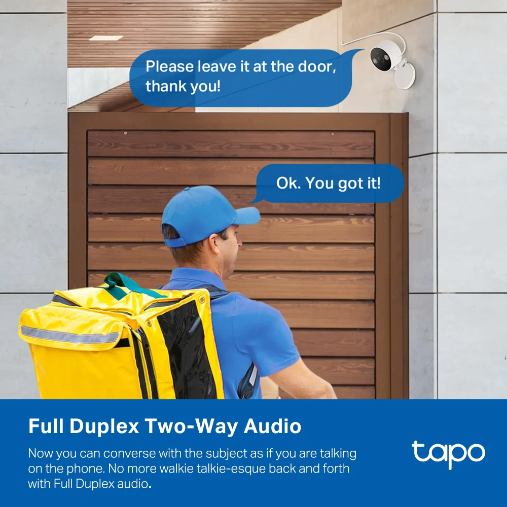 Tapo C120 Indoor/Outdoor 2K Wi-Fi Security Camera with Magnetic Base - Image 7