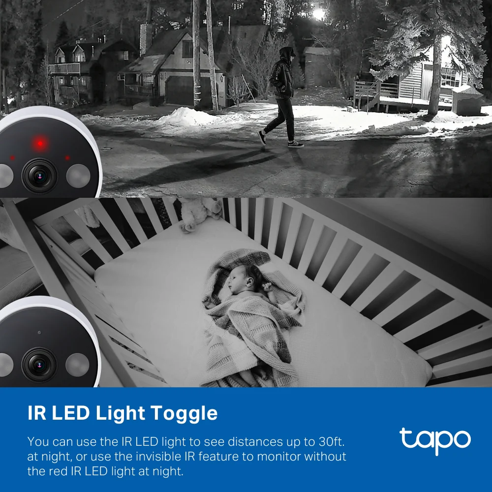 Tapo C120 Indoor/Outdoor 2K Wi-Fi Security Camera with Magnetic Base - Image 8