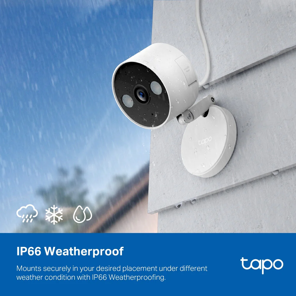 Tapo C120 Indoor/Outdoor 2K Wi-Fi Security Camera Twin with Magnetic Base - Image 3