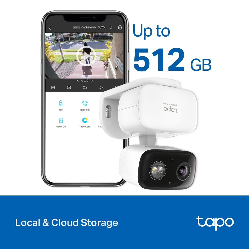 Tapo C216 Indoor/Outdoor 2K Pan/Tilt/Zoom Security Camera, Full-Colour Night Vision - Image 11