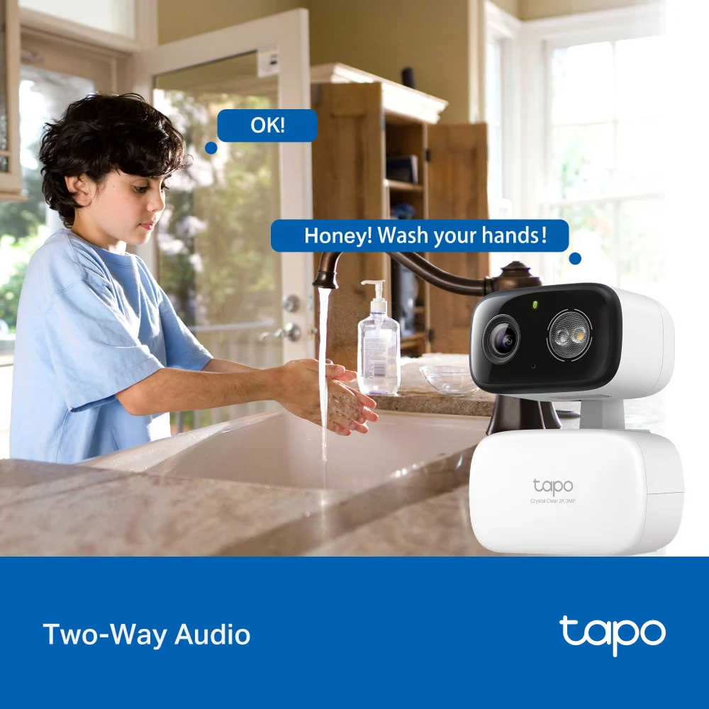 Tapo C216 Indoor/Outdoor 2K Pan/Tilt/Zoom Security Camera, Full-Colour Night Vision - Image 12