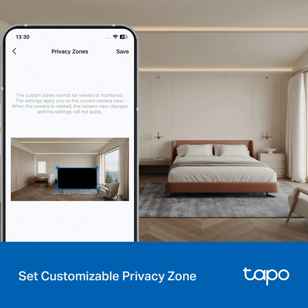 Tapo C216 Indoor/Outdoor 2K Pan/Tilt/Zoom Security Camera, Full-Colour Night Vision - Image 13