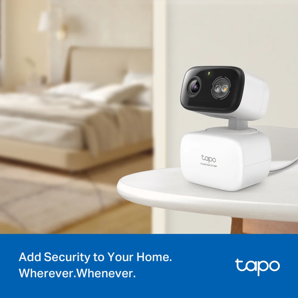 Tapo C216 Indoor/Outdoor 2K Pan/Tilt/Zoom Security Camera, Full-Colour Night Vision - Image 2