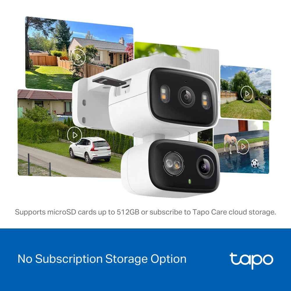 Tapo C246D Indoor/Outdoor Dual Lens Security Camera with Pan-Tilt-Zoom Twin Pack - Image 12