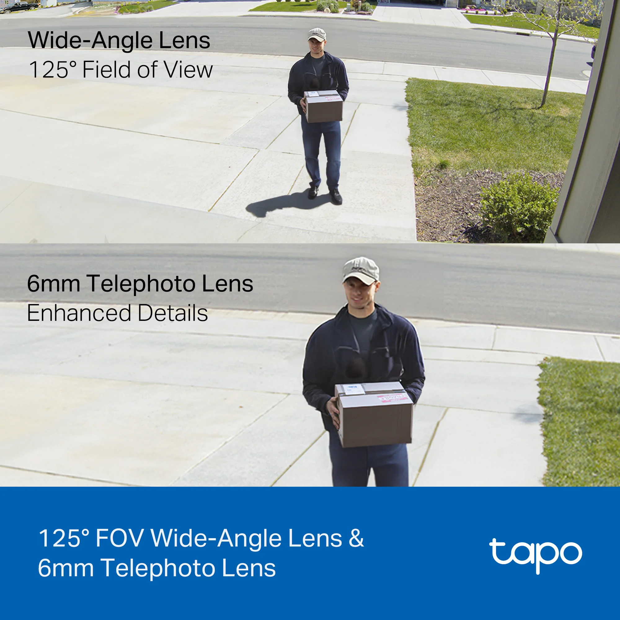 Tapo C246D Indoor/Outdoor Dual Lens Security Camera with Pan-Tilt-Zoom Twin Pack - Image 4