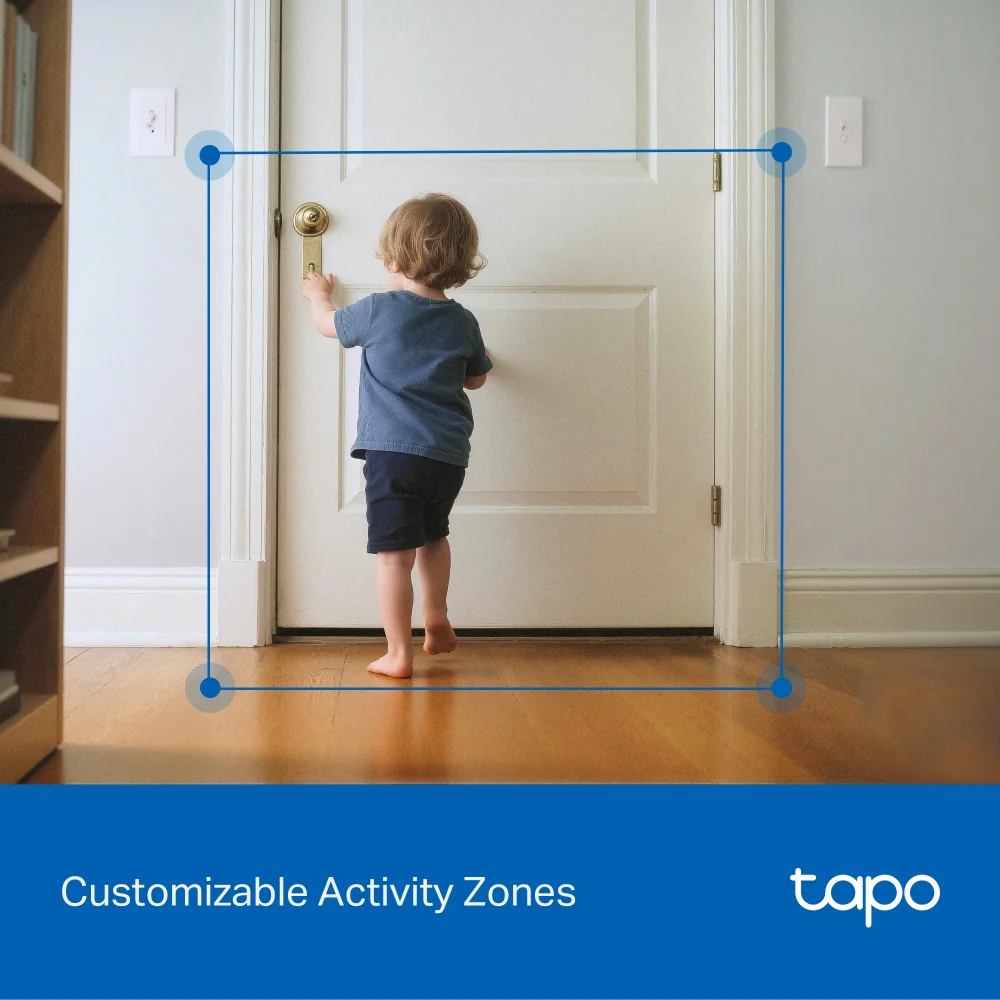 Tapo C250 Indoor 4K Pan/Tilt AI Home Security Wi-Fi Camera Twin Pack - Image 11