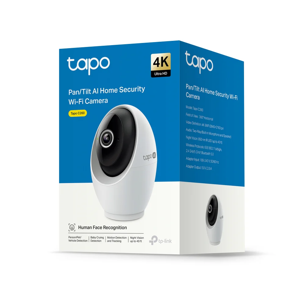 Tapo C260 Indoor 4K Wi-Fi Security Camera with Pan/Tilt/Zoom - Image 11