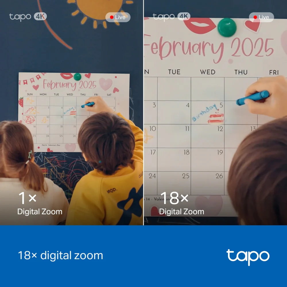 Tapo C260 Indoor 4K Wi-Fi Security Camera with Pan/Tilt/Zoom - Image 5