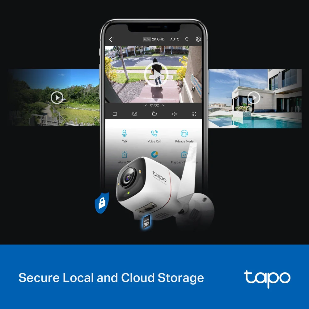 Tapo C325WB 2K Outdoor Security Camera with Colour-Pro Night Vision Twin Pack - Image 10