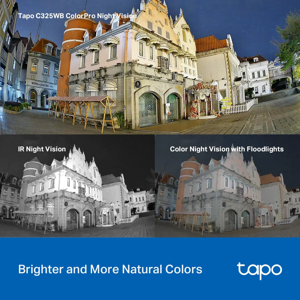 Tapo C325WB 2K Outdoor Security Camera with Colour-Pro Night Vision Twin Pack - Image 3