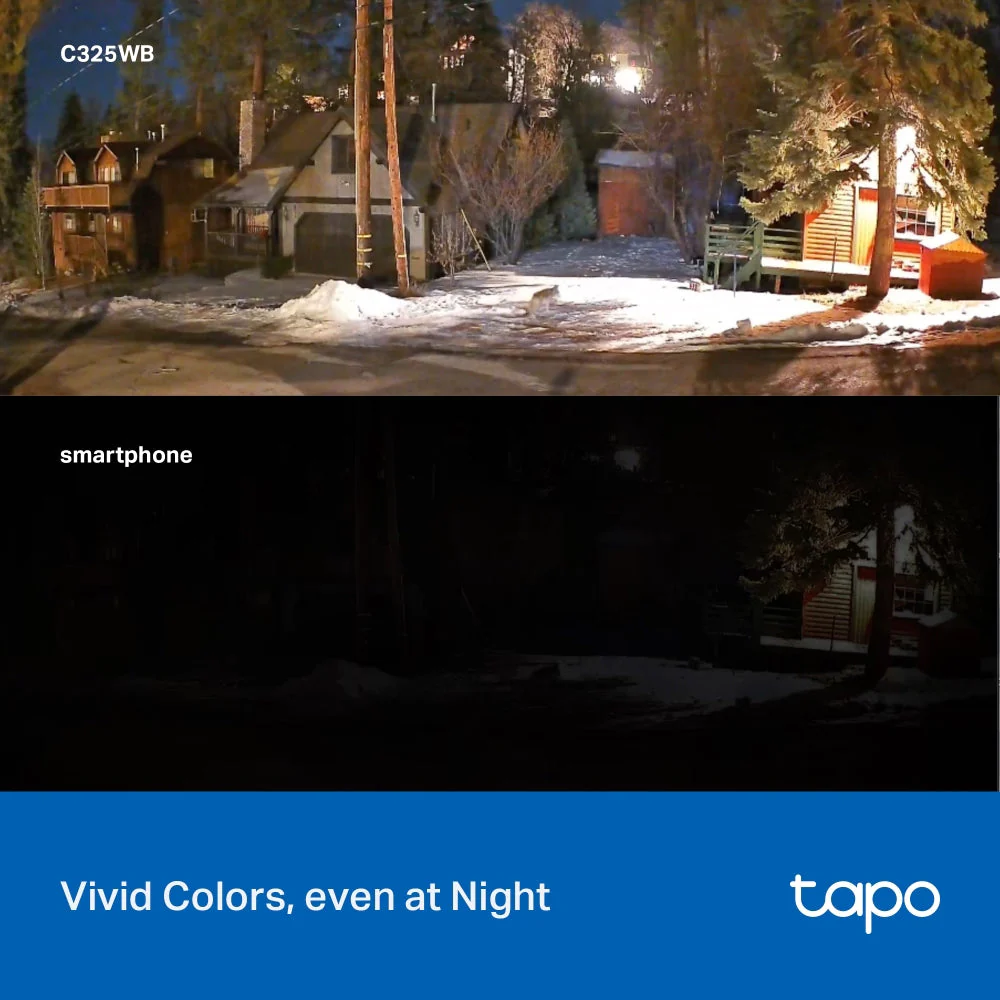 Tapo C325WB 2K Outdoor Security Camera with Colour-Pro Night Vision Twin Pack - Image 8