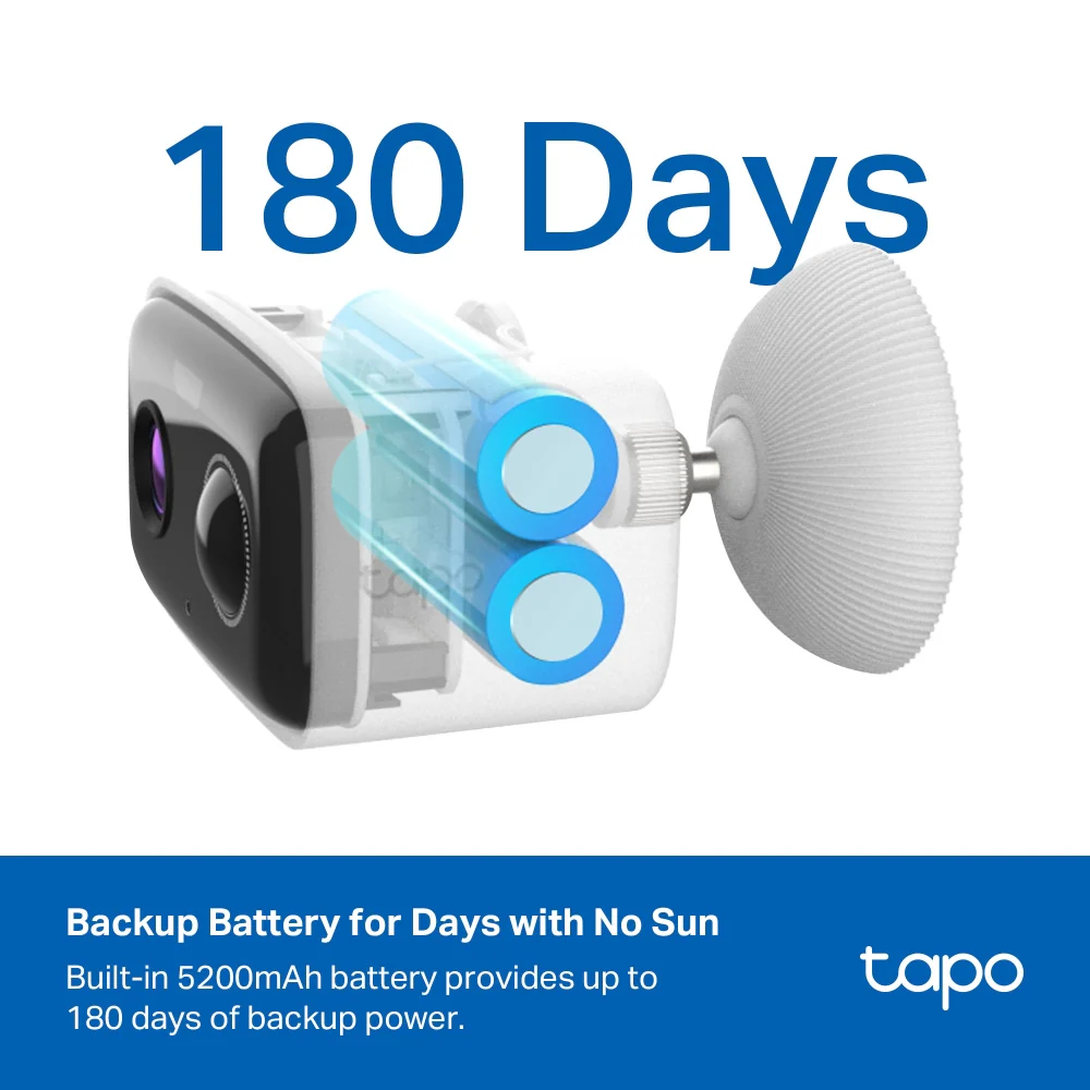 Tapo C400 KIT Tapo Solar-Powered Security Camera Kit - Image 3