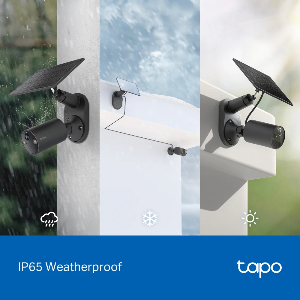 Tapo C411 KIT Solar-Powered 2K Security Camera, Black Edition - Image 11