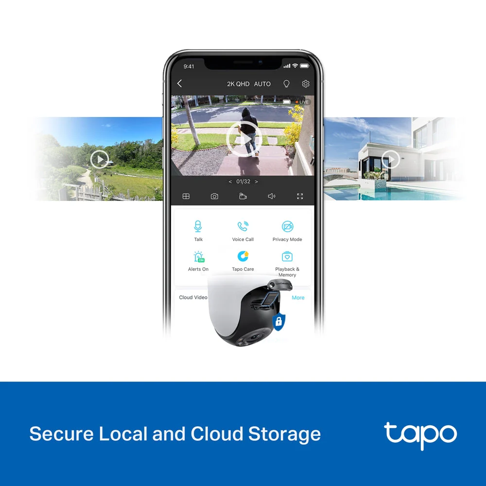 Tapo C520WS 2K Outdoor Pan/Tilt/Zoom Security Camera Twin Pack - Image 9
