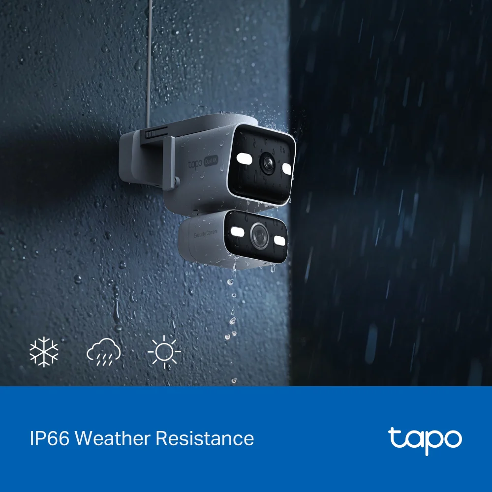 Tapo C575D 4K Outdoor Dual Lens Pan/Tilt Security Camera - Image 10